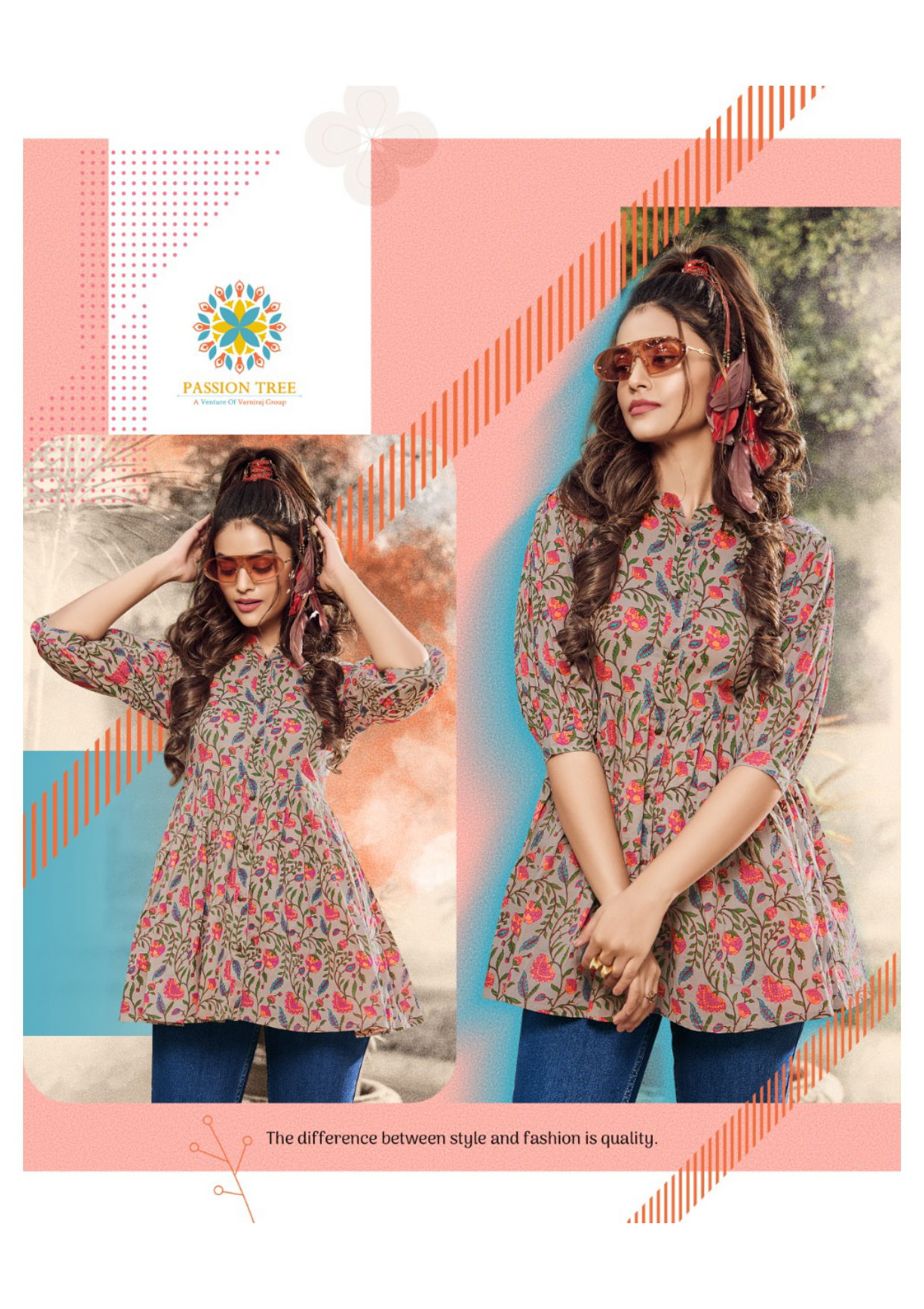 Flair Cotto Vol 1 By Passion Tree Cotton Printed Wholesale Ladies Top